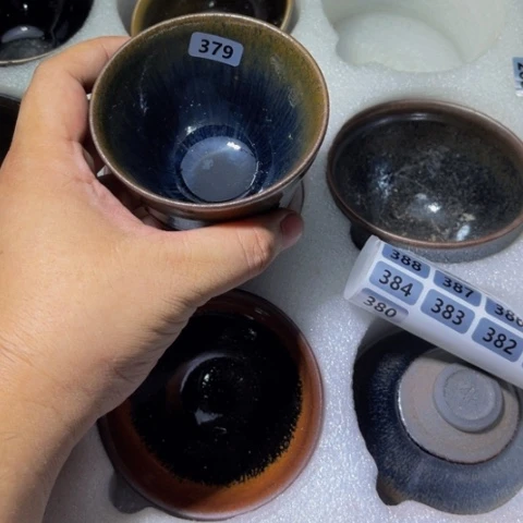 茶盏原矿原釉柴烧建盏