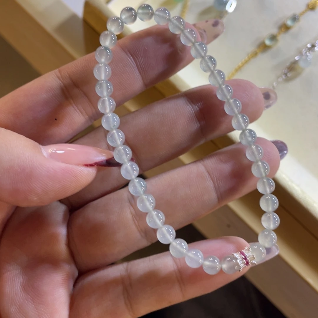 未镶嵌定制翡翠珠链