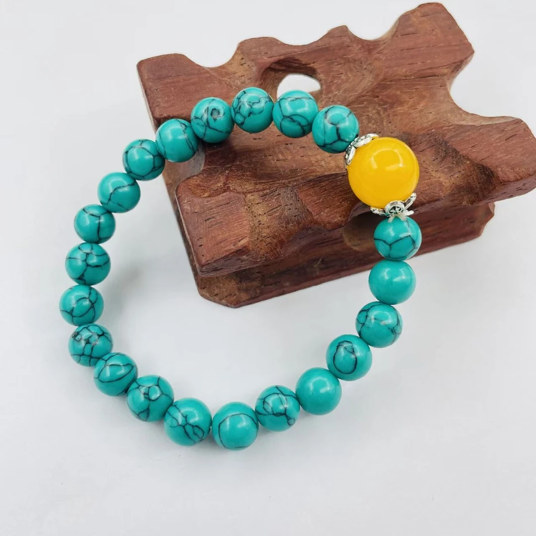 A039甄品绿松手串