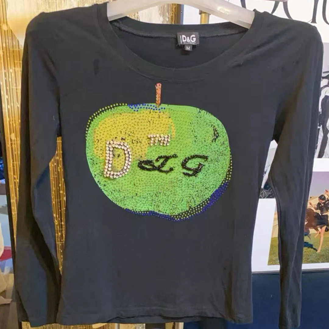 【特价不支持退换】潮流时尚圆领长袖T恤女装2025