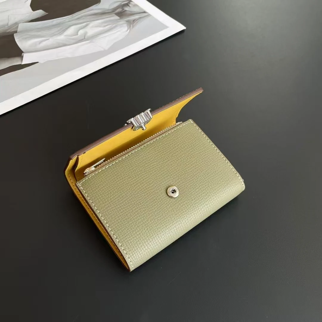 【GaoBo】布纹牛皮 罗钱包