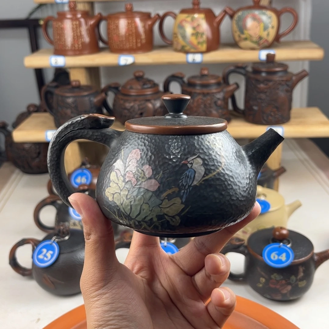 壶249cc 建水紫陶全手工制作，老匠人传承手艺精工精制