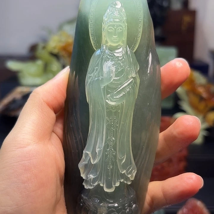 蛇纹石玉未镶嵌颈饰星**提