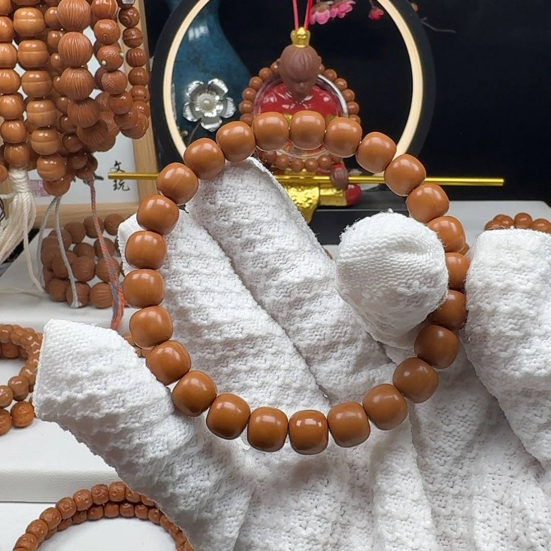 浮***梦猴头核桃手串猴头老邢9.1