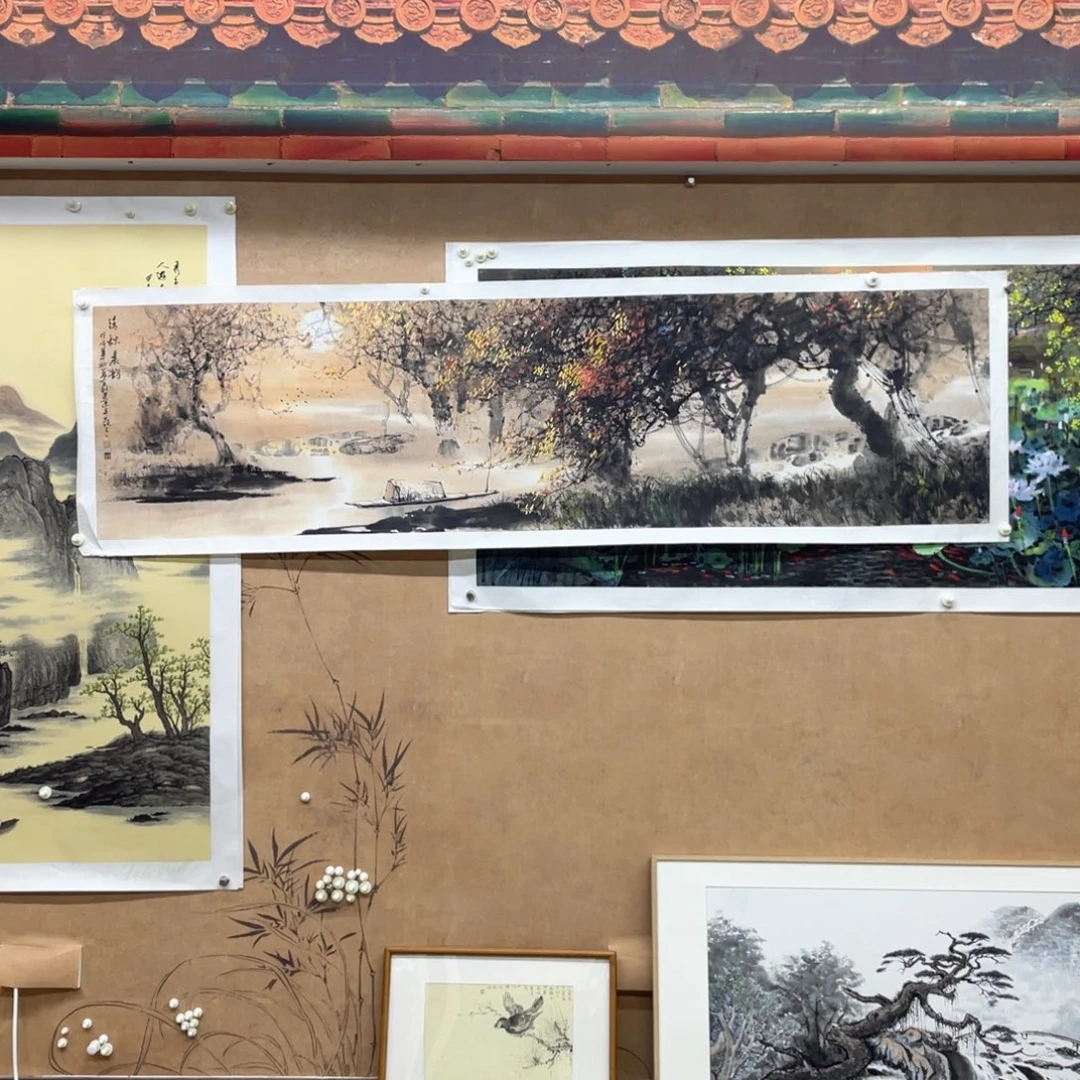 L***L国画手绘国画，山水精品2018