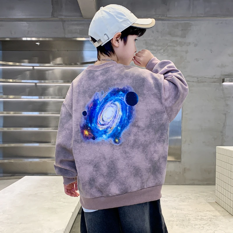 【高品质】男童春秋款长袖卫衣2025秋季新款中大童儿童宽松韩版卫衣