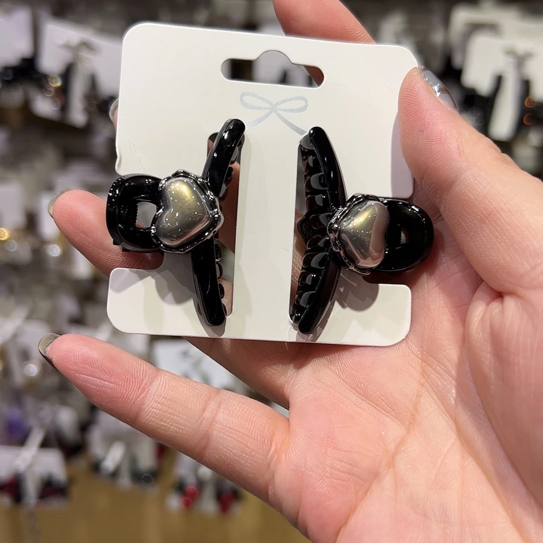 布艺非金属爱心小抓