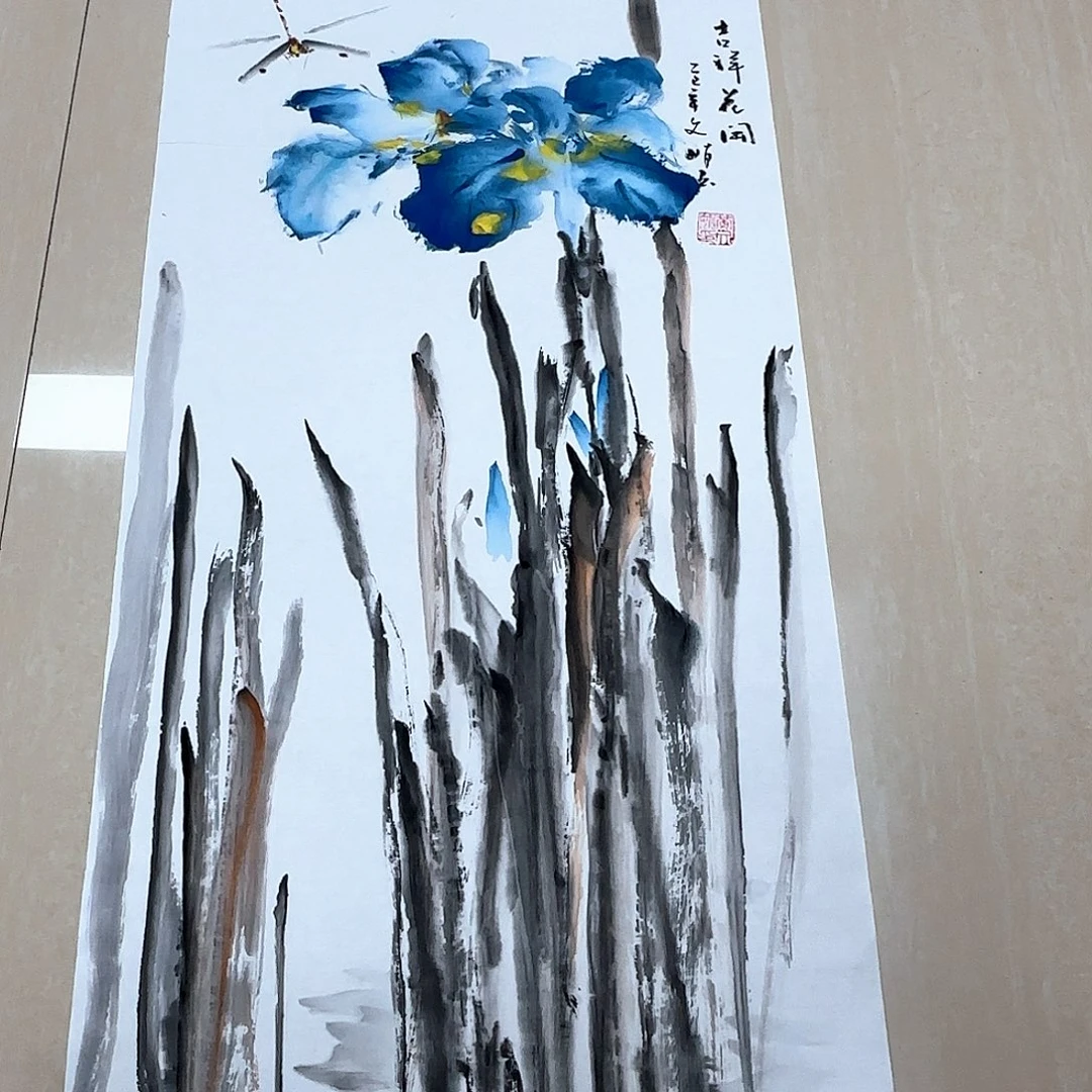 国画国画作品多次