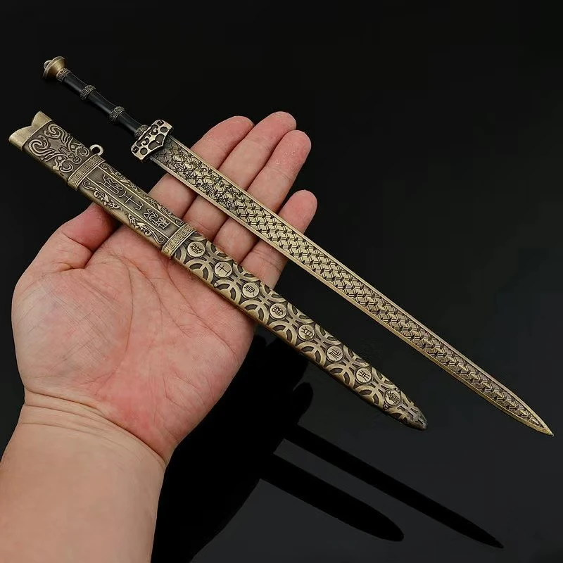 30厘米越王勾践剑古代冷兵器道具金属武器模型摆件同款手办配件刀