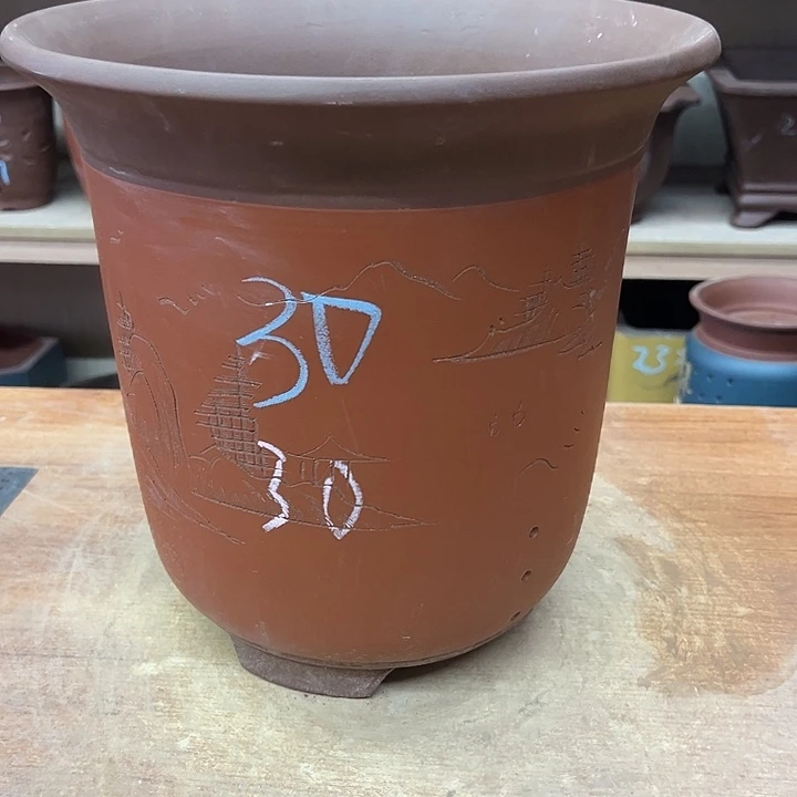 紫砂花盆透气花盆