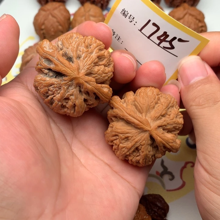 文玩核桃把件45球筋1745