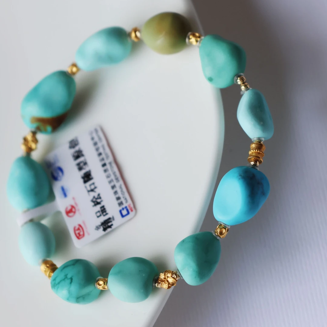 汐宝松石手串单圈E30