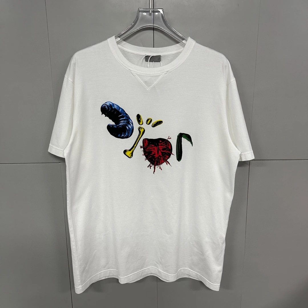 全新未使用 DIOR/迪奥 Travis Scott联名图案印花短袖 L码 D19765