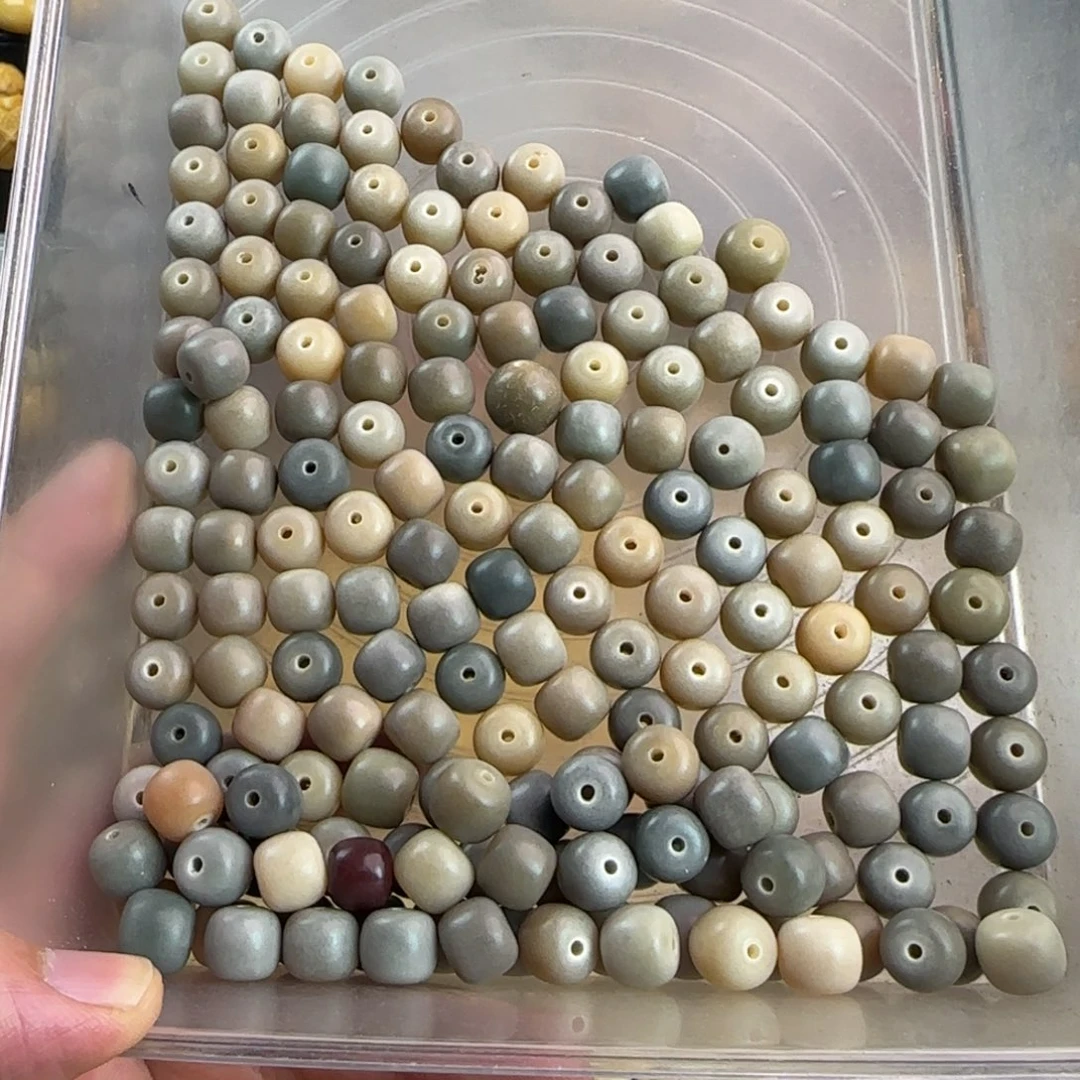 吊坠菩提根/象牙果瑕疵海盐蓝桶180颗处理无售后