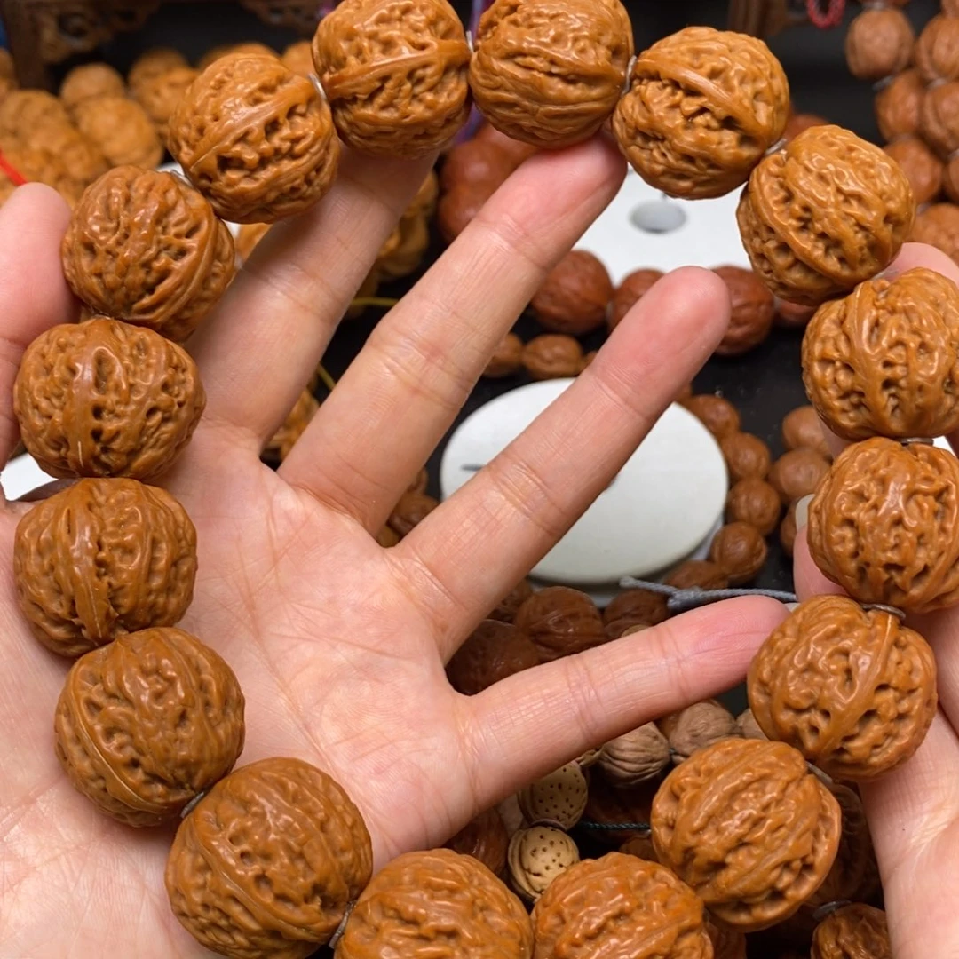 桃核手串麒麟八棱手持