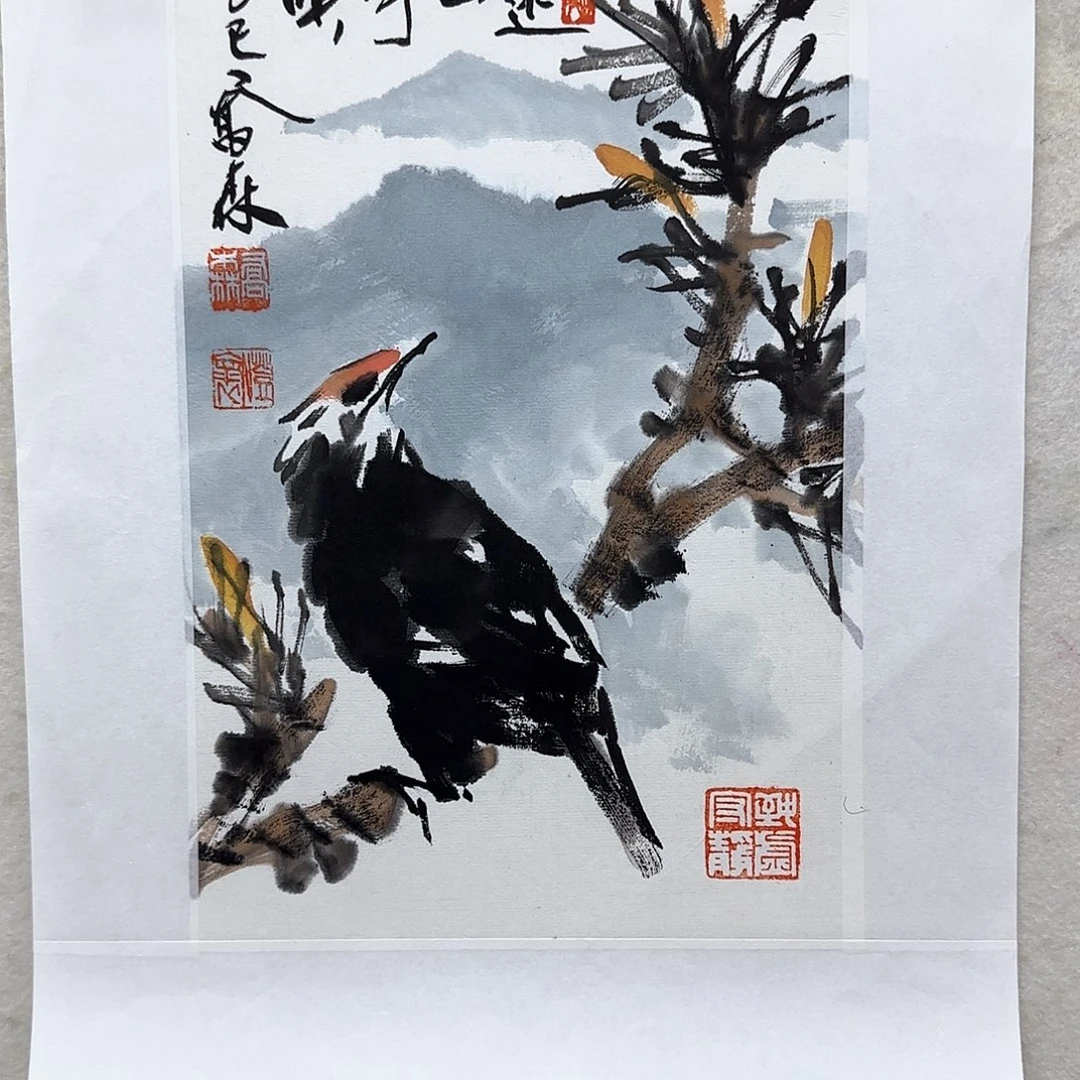 小***莓国画大写意就是这样