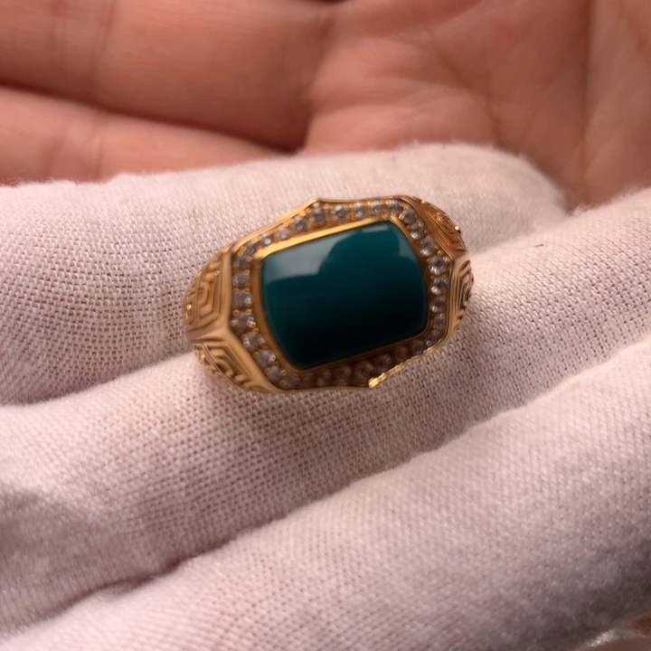 绿松石未镶嵌车挂A41