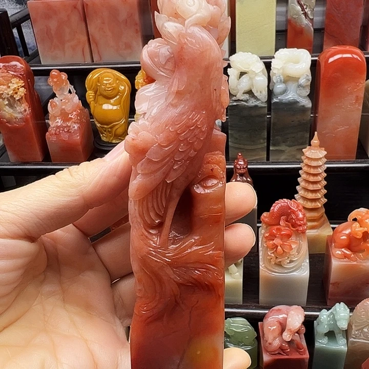 寿山石印石寿山石手工雕刻