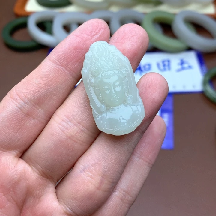 和田玉珠宝半成品未镶嵌