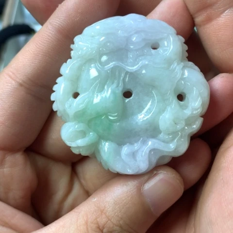 翡翠未镶嵌颈饰天然缅甸翡翠a货