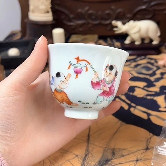 紫砂茶杯密胺瓷中古品呵呵呵呵