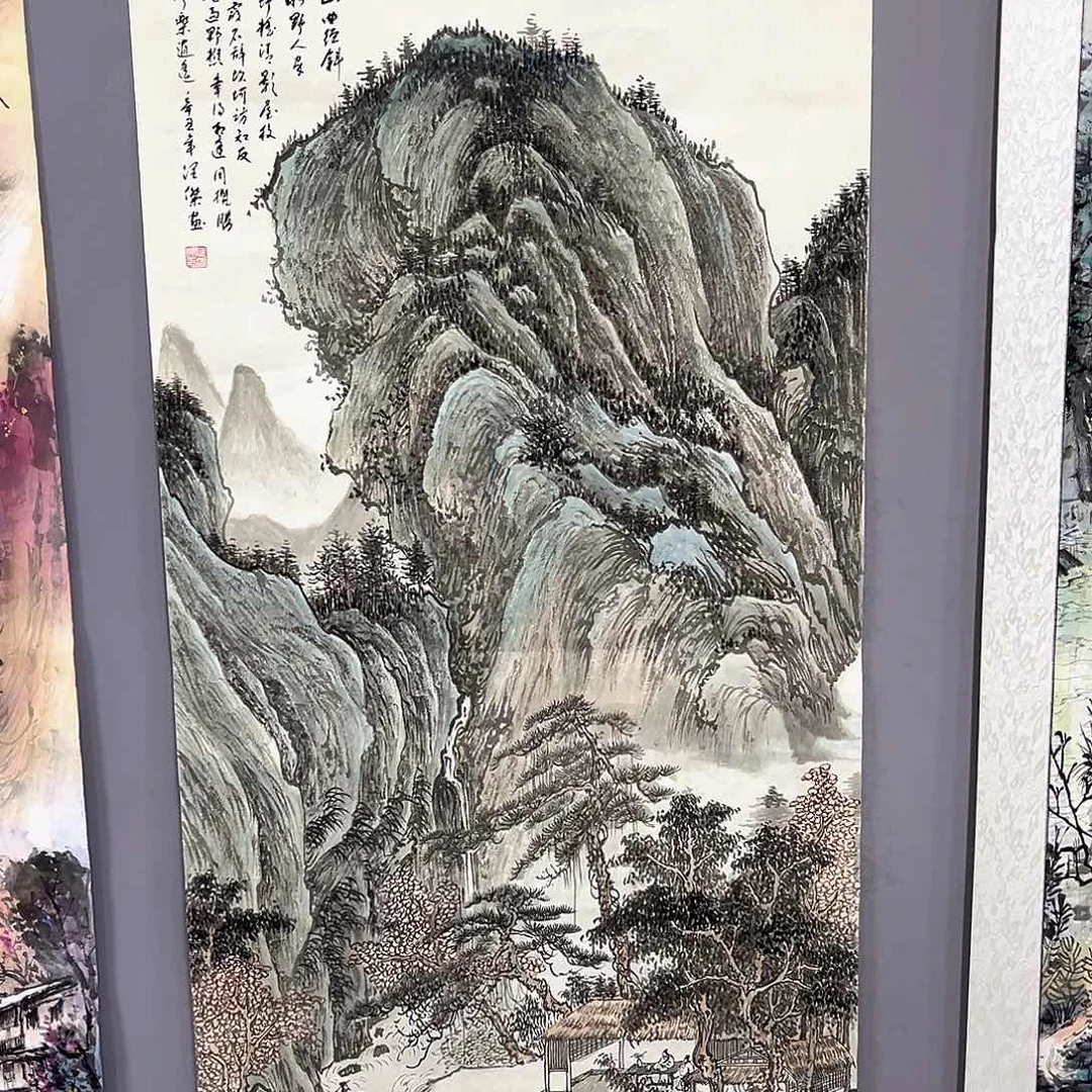 国画国画老师手绘作品