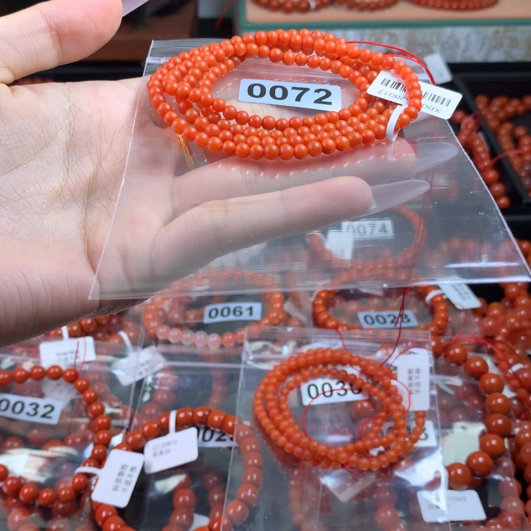 南红玛瑙手链未镶嵌0072