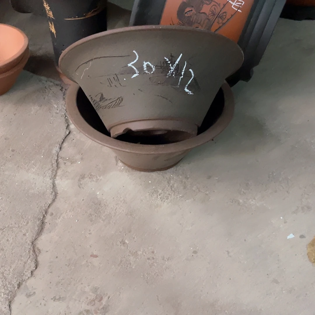 紫砂花盆斗碗盆两盆