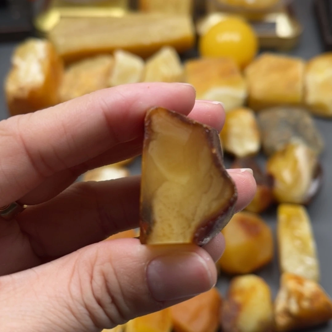 【闪购商品】未镶嵌定制琥珀天然琥珀蜜蜡原石定制