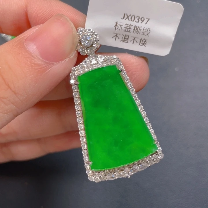 【闪购商品】颈饰银S925镶嵌翡翠翡翠