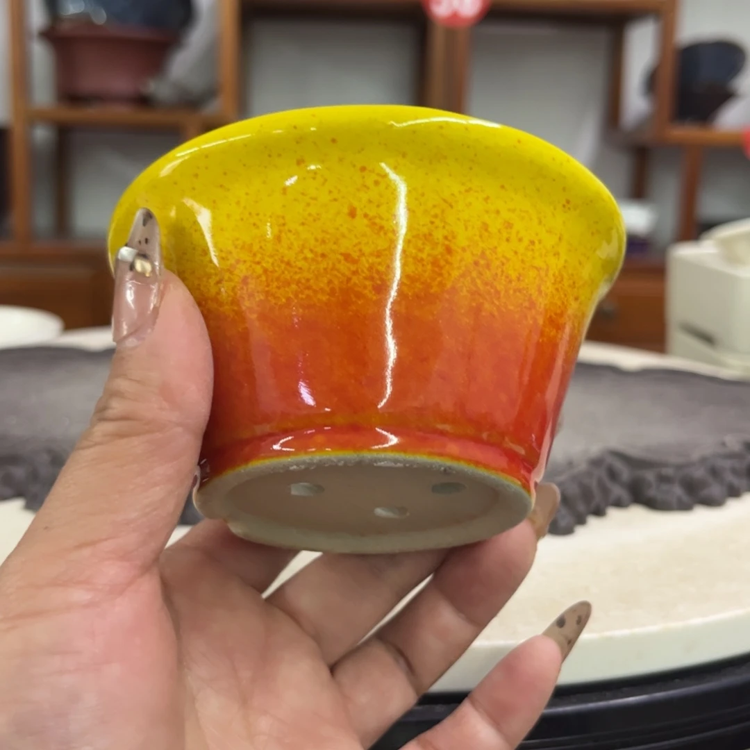 紫砂花盆瑕疵5/10.5。。z