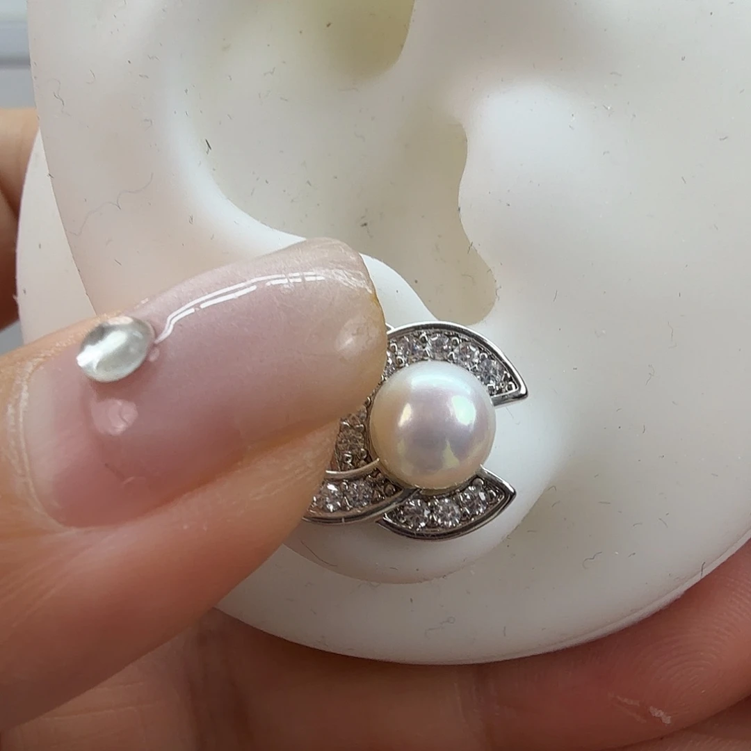 淡水珍珠耳饰未镶嵌