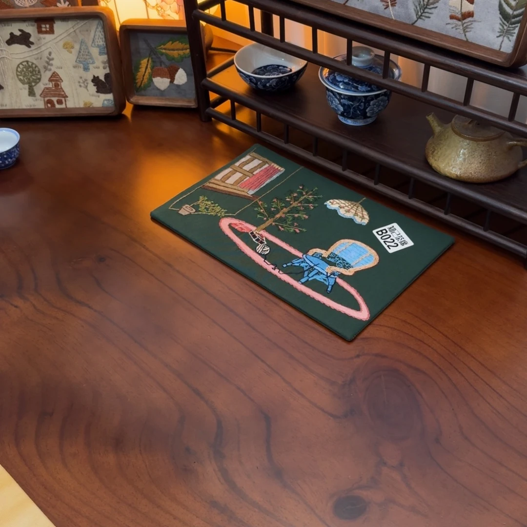 茶****刺绣知己刺绣系列