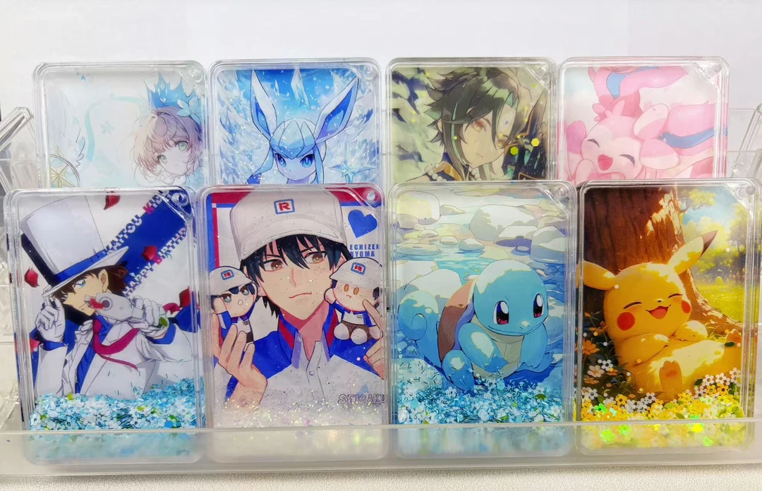 【许人物】多IP卡通流沙挂件带孔动漫挂件【可换打工仔】