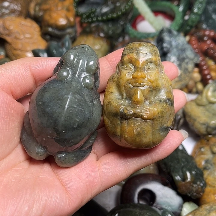 岫岩河磨玉（透闪石质玉）未镶嵌挂件