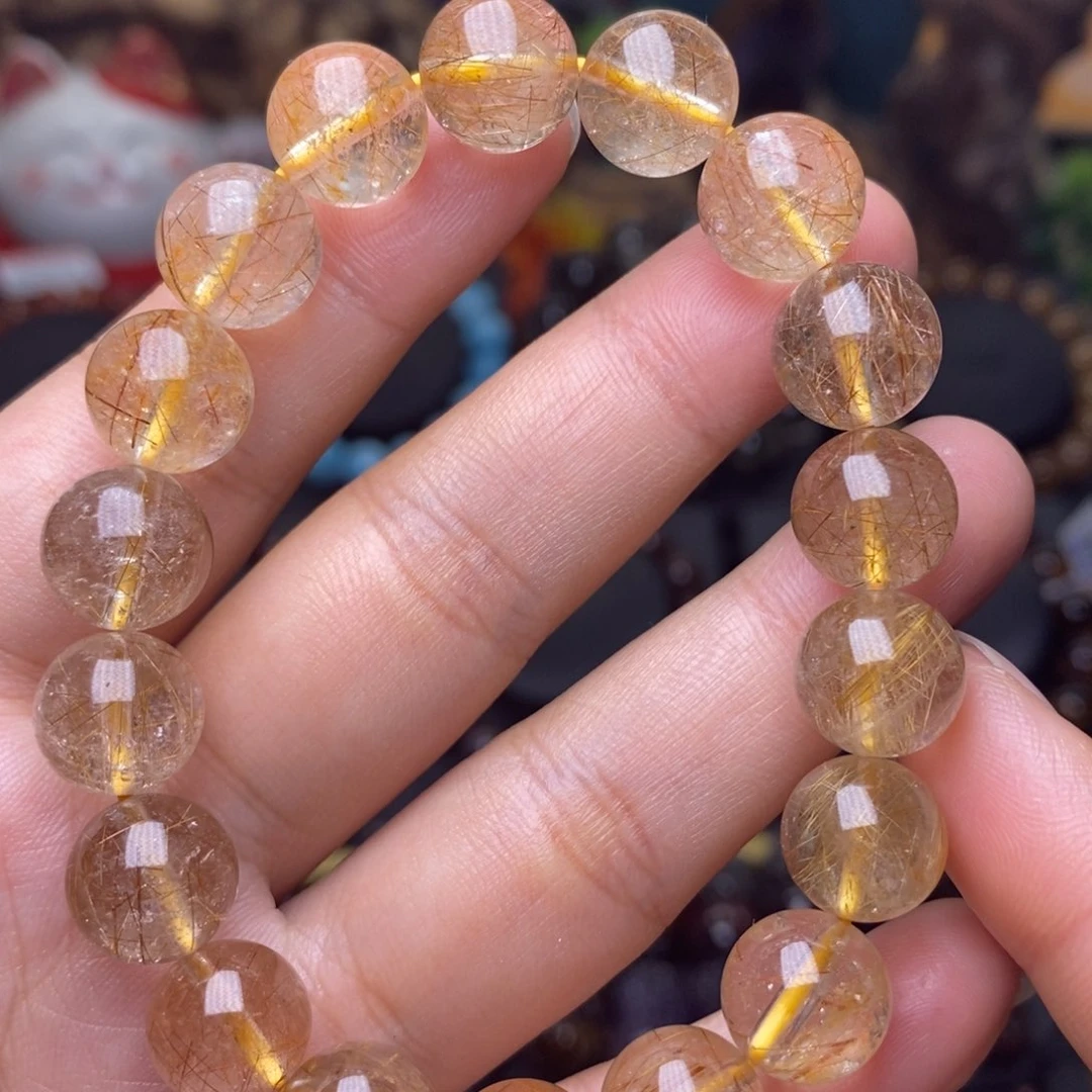 A002发晶单圈11m m未镶嵌水晶