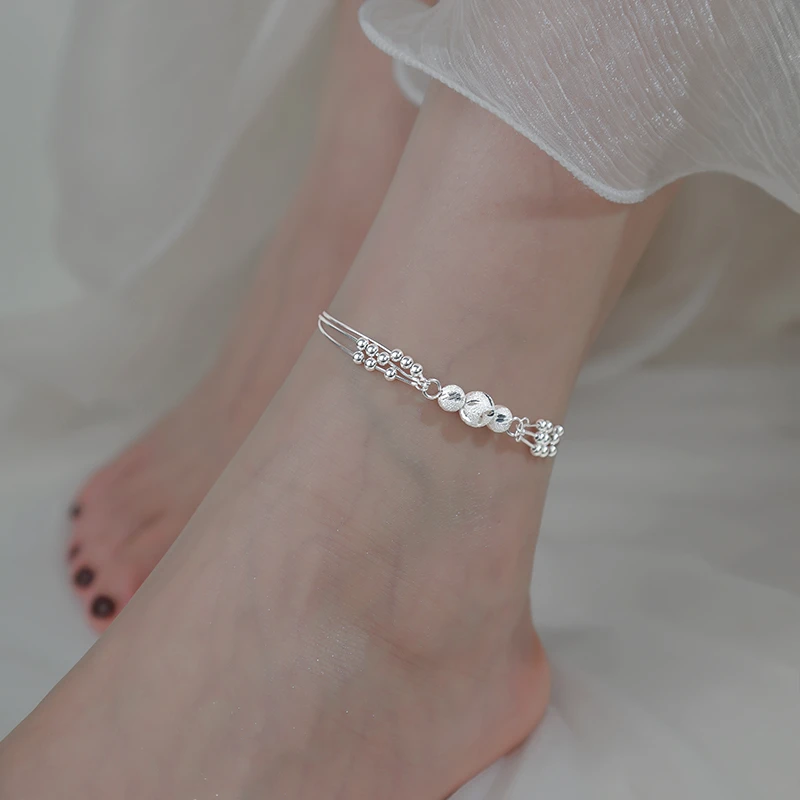 925银脚链 2025新款脚链女款时尚夏天配饰七夕礼物ins性感气质