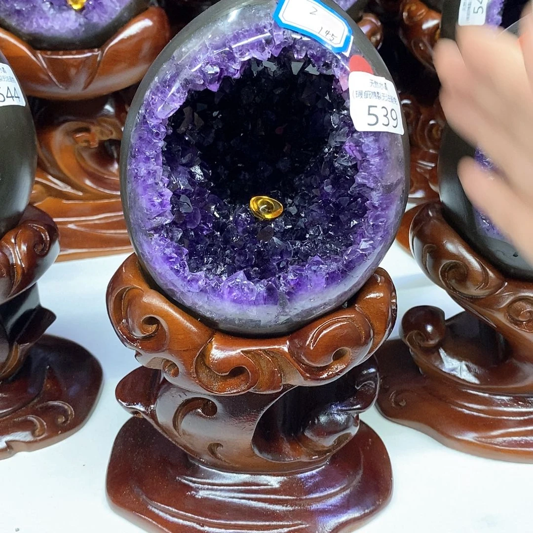 未镶嵌大型摆件（非配饰）紫晶莹