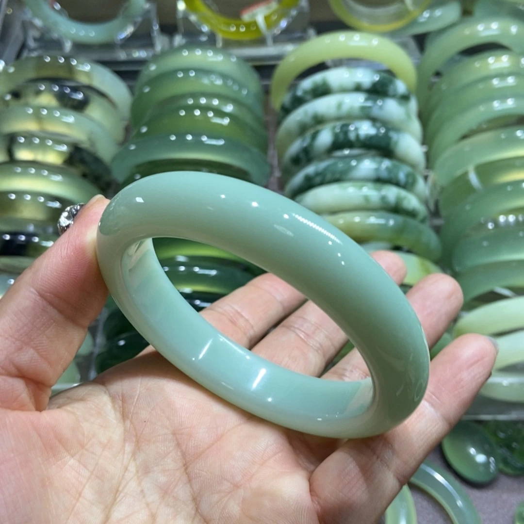 岫玉未镶嵌手镯62