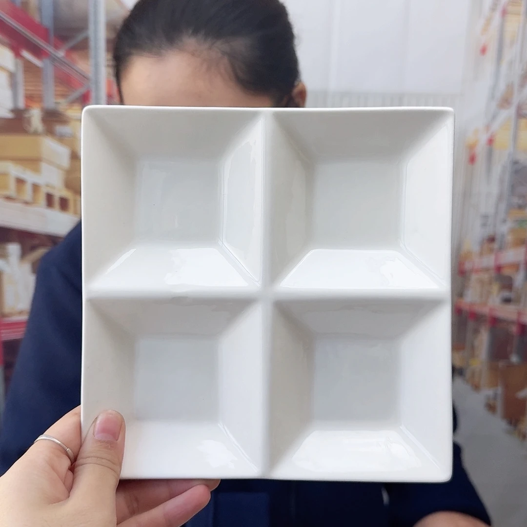 骨瓷8英寸方盘20cm一个微瑕不忒不还