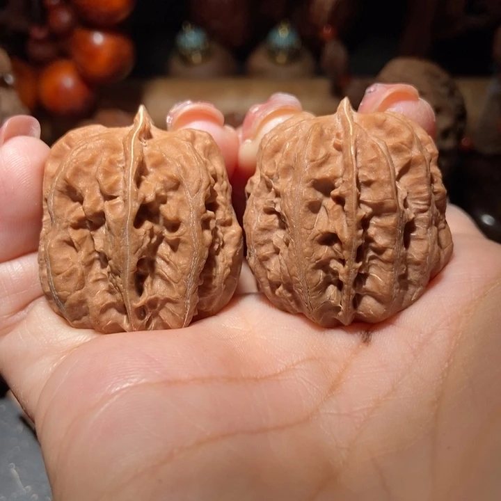 把件文玩核桃东北楸子小雪23