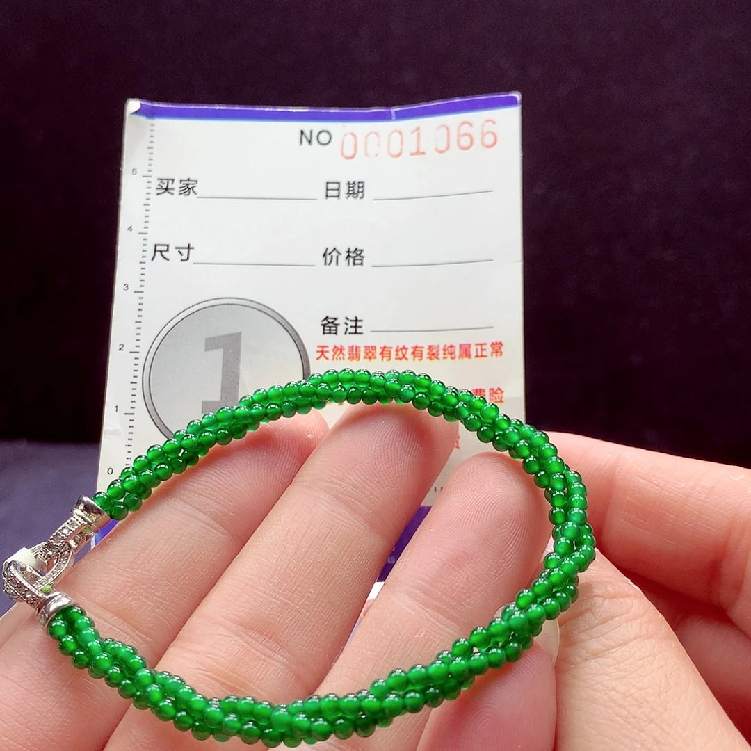 未镶嵌手链翡翠手链