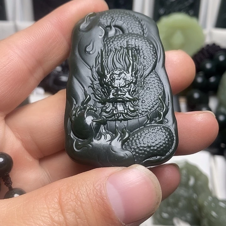 和田玉（青玉）未镶嵌颈饰