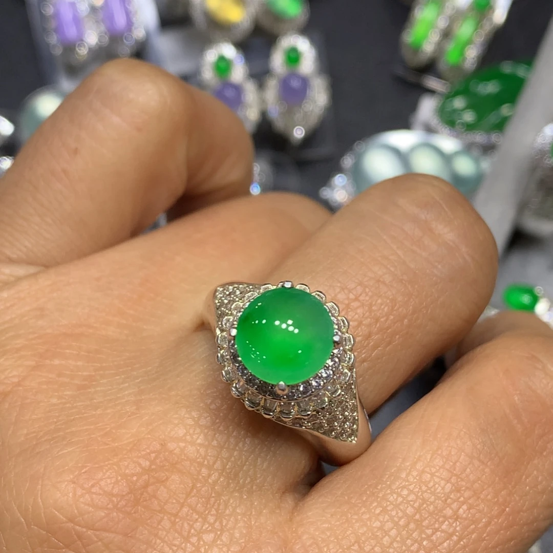 定制翡翠未镶嵌时尚买断不退