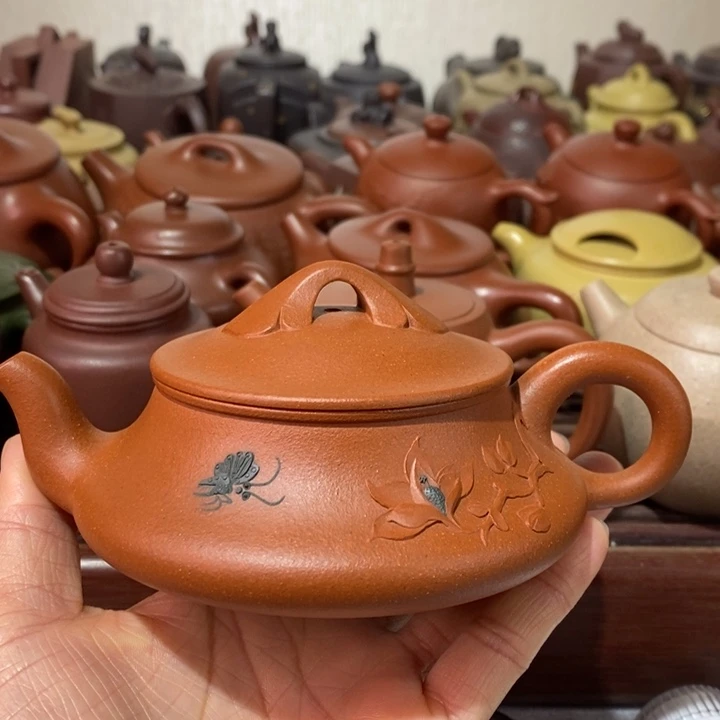 紫砂茶壶精工制作一把