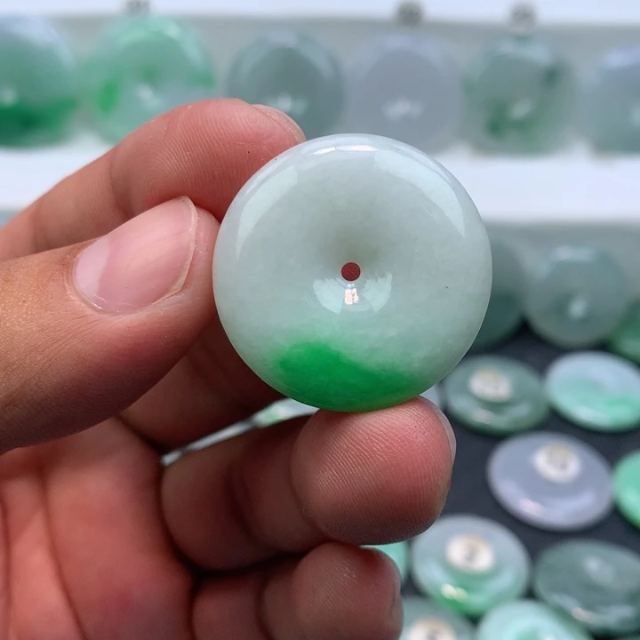 颈饰未镶嵌翡翠缅甸天然A货翡翠29.3-6.0