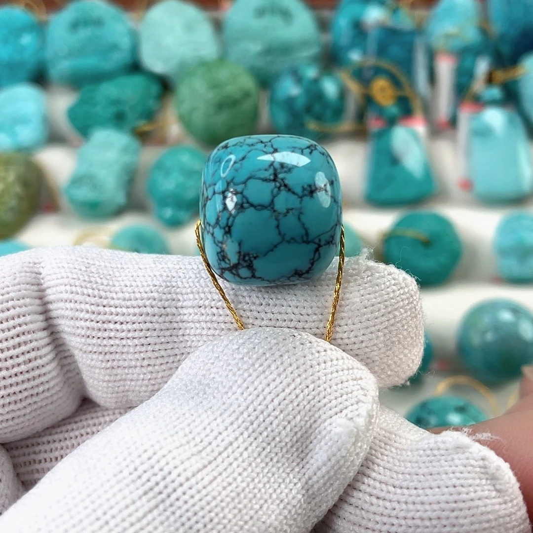 绿松石未镶嵌车挂直径18