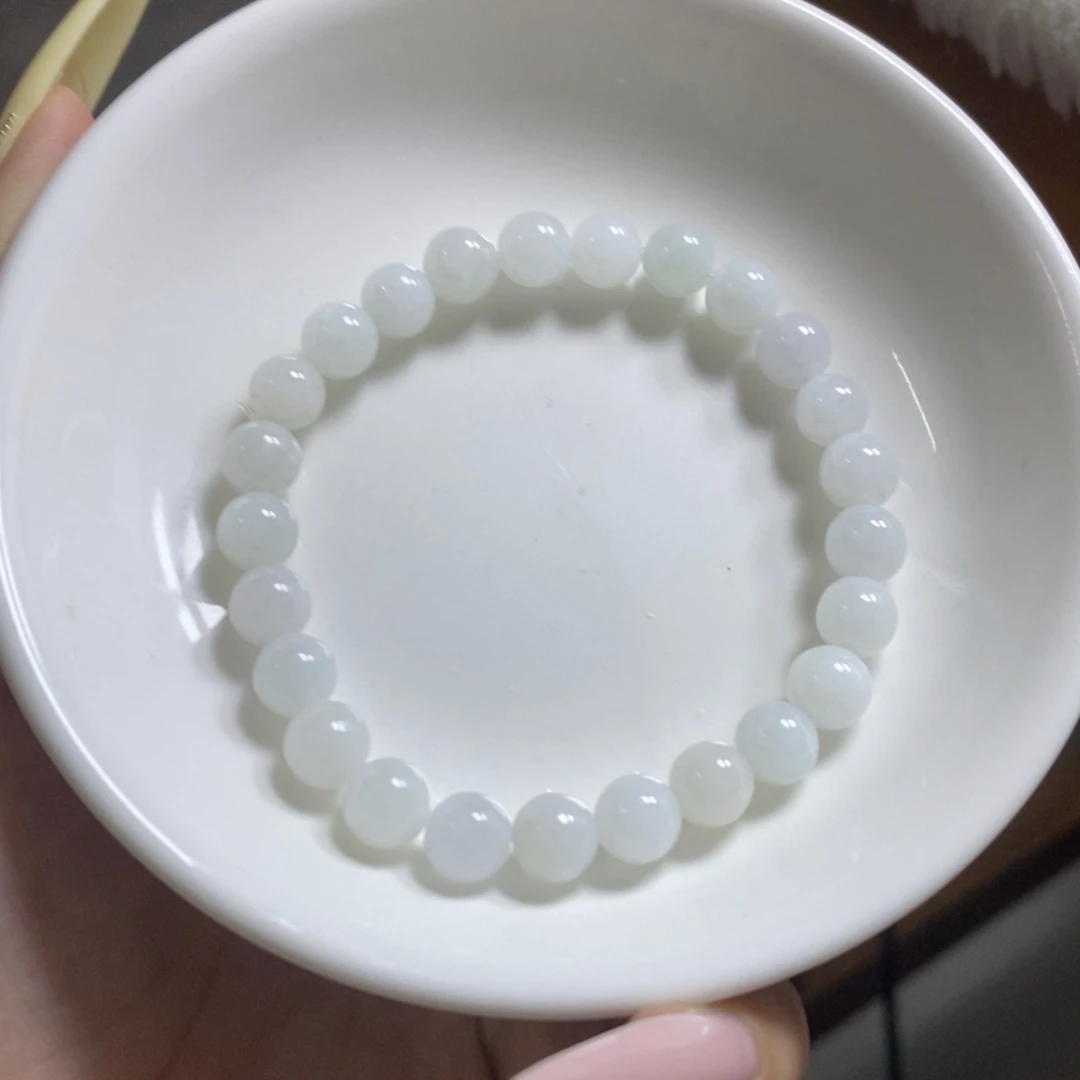 翡翠未镶嵌手链白月光卡7
