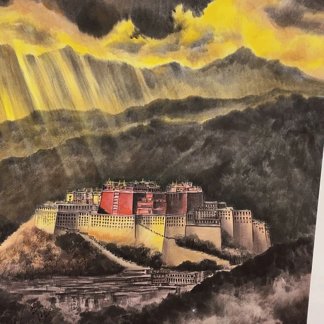 国画一*我在上课你呢么有去