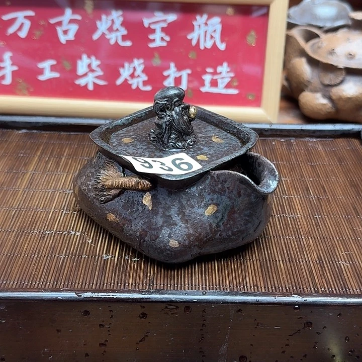纯手工制作粗陶茶具